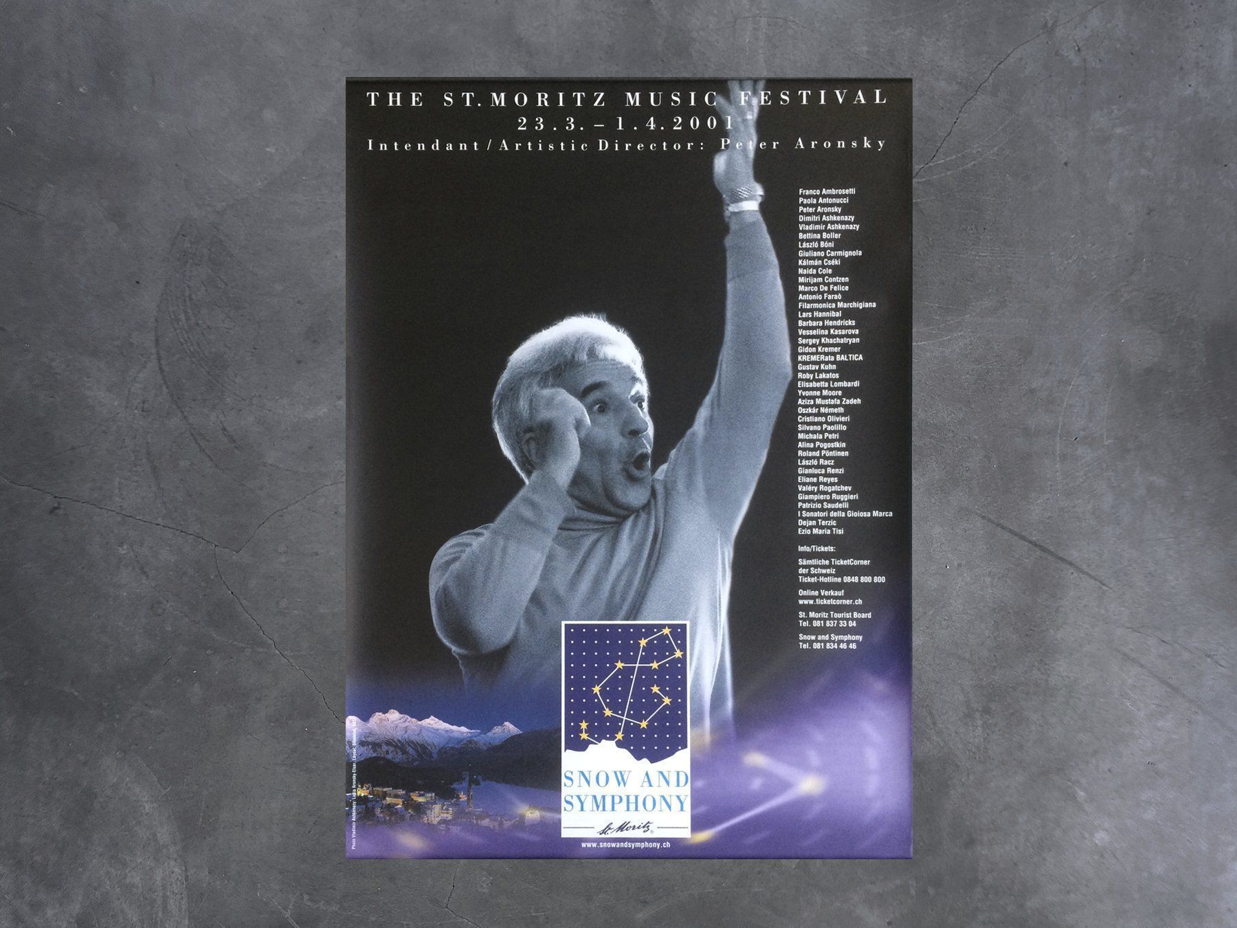 Foto & Immagini: Plakat Snow and Symphony, St. Moritz – Nuovo (secondo la descrizione) da Chur venduto da dr.retro