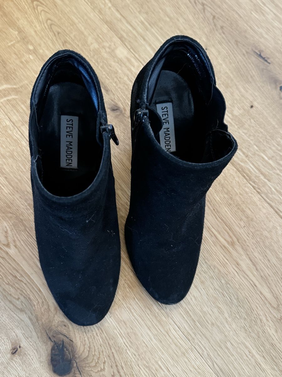 Steve Madden Scarpe da donna: Black Suede Steve Madden Ankle Boots 39 – Usato da Baar venduto da corinab_ 2