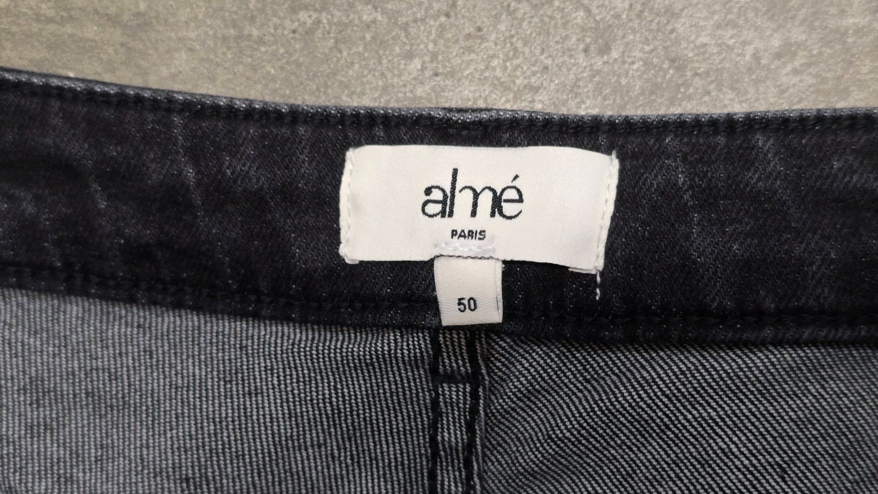 Jeans: Almé Paris Damen Jeans - 50 - anthrazit 👖 – Nuovo e nell'imballaggio originale da Thalwil venduto da VitaMini 3