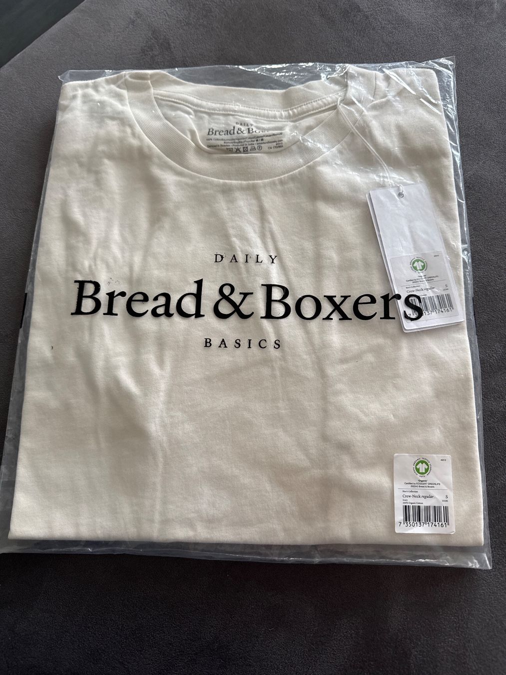 T-shirt: BREAD & BOXERS Herren T-Shirt Gr.S – Nuovo e nell'imballaggio originale da Horgen venduto da CS75