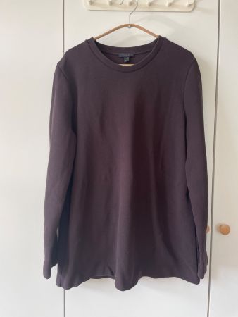 Edles COS Sweatshirt / Pullover Dunkelbraun Gr. L (Baumwolle