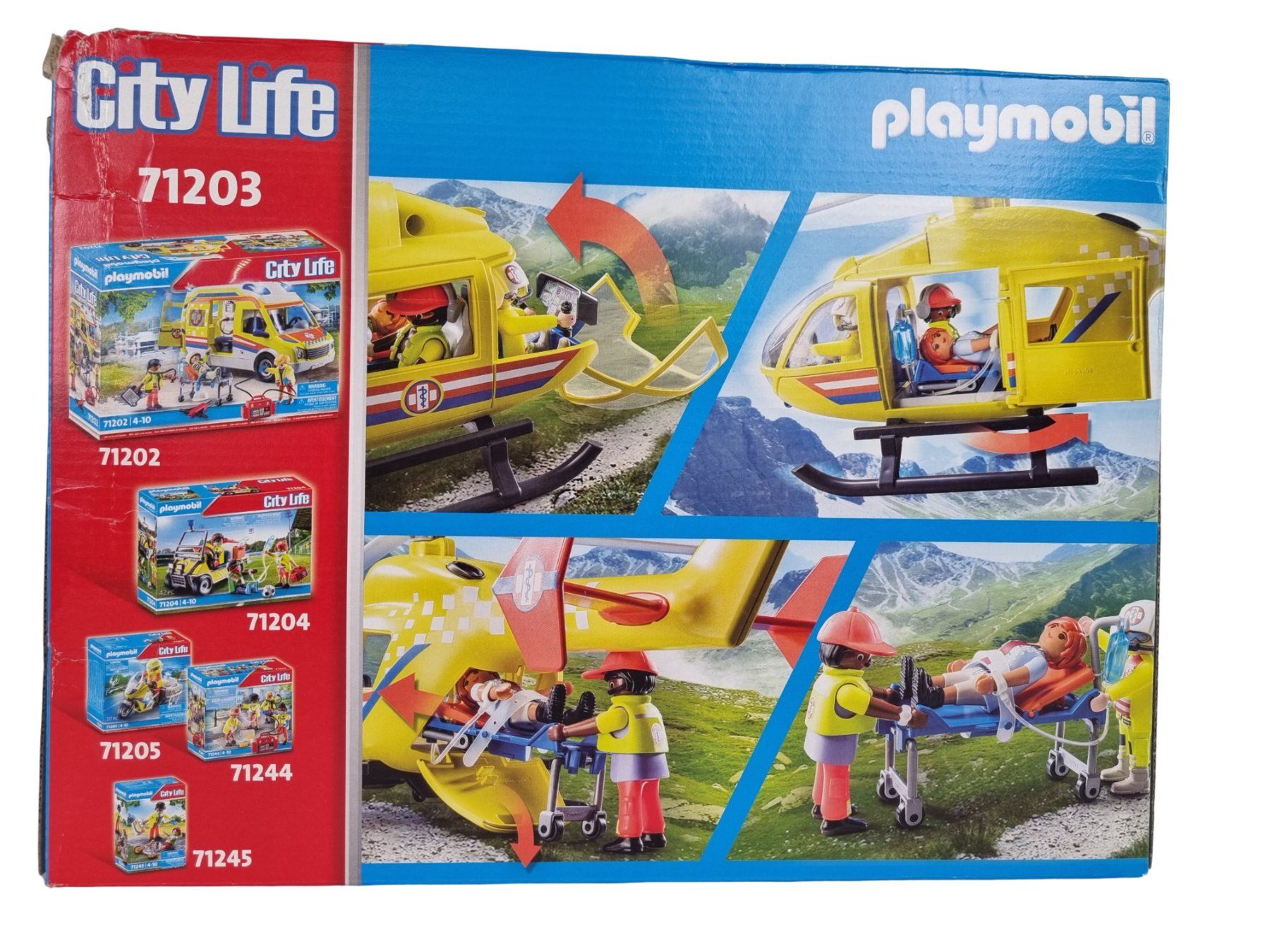 Playmobil Giocattoli: PLAYMOBIL Rettungshelikopter 71203 – Usato da Wangen b. Olten venduto da Restwert_Wangen 1