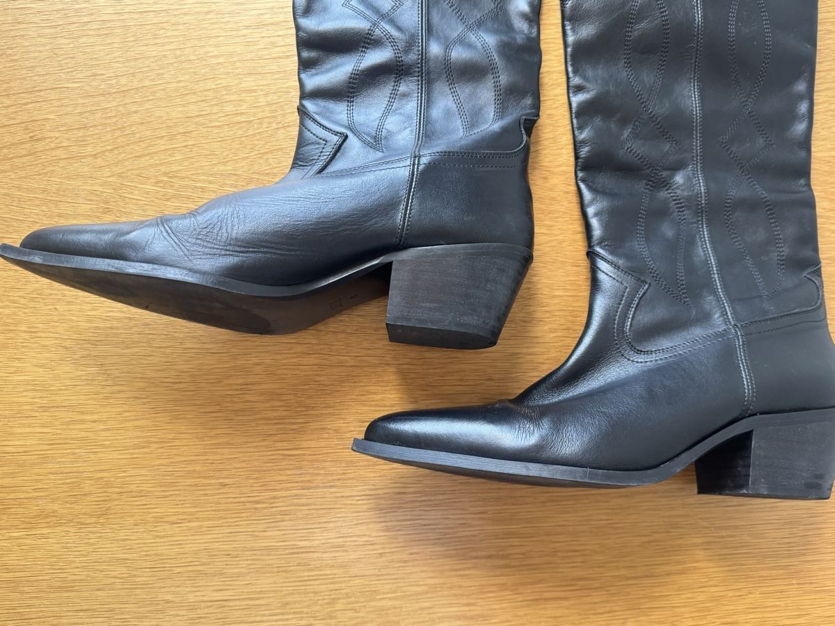 Zara Scarpe da donna: Schwarze Cowboystiefel Gr. 41. – Usato da Zürich venduto da ber_78xz 3