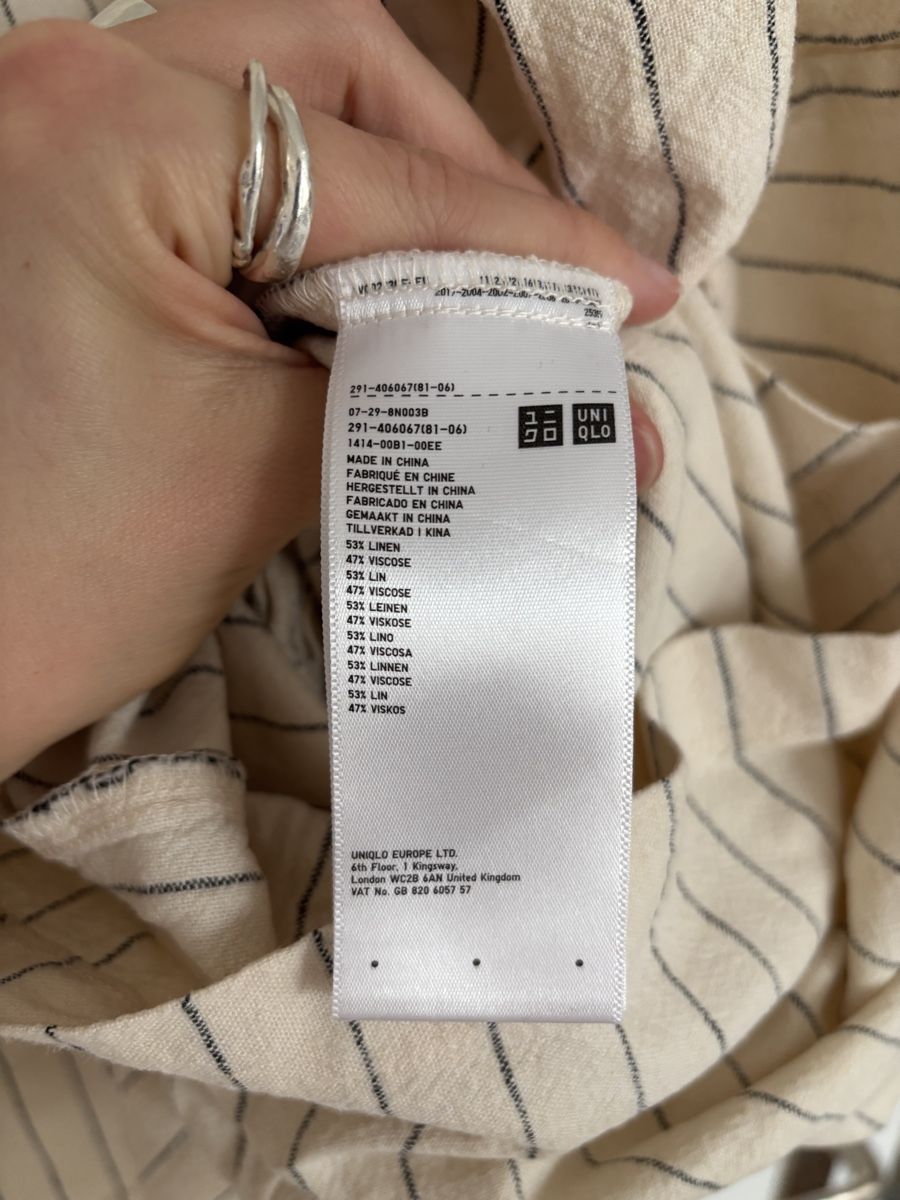 Tute: Uniqlo Linen Jumpsuit – Usato da Zürich venduto da olgiolgi 4