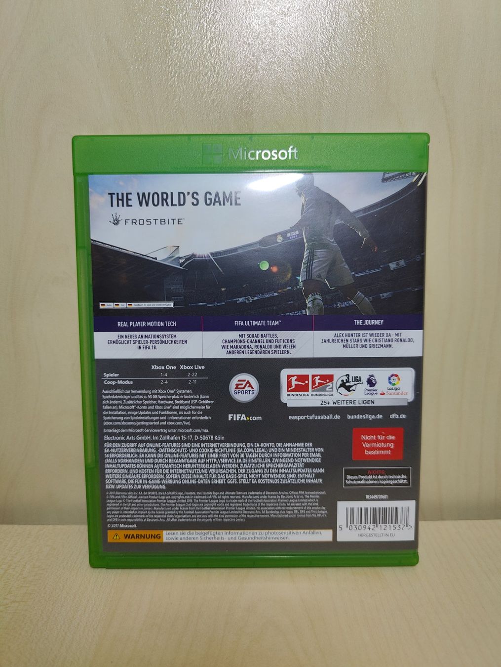 Microsoft Jeux: FIFA 18 Xbox One – D'occasion à Sulgen par WhiteWolf3 1