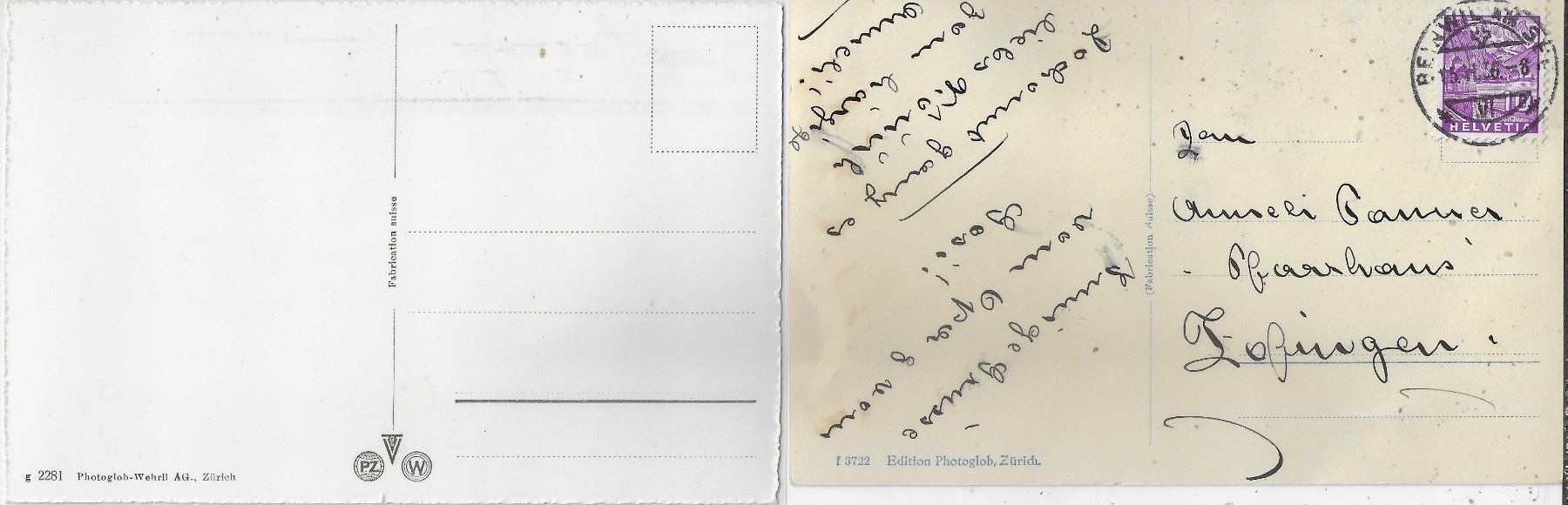 Cartoline postali: 2 AK Kühe vaches cows – Usato da Ettingen venduto da Kartenplanet 1