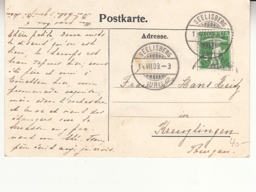 Cartoline postali: Seelisberg Grand Hotel 1909 – Usato da Bürglen TG venduto da StampGraf 1