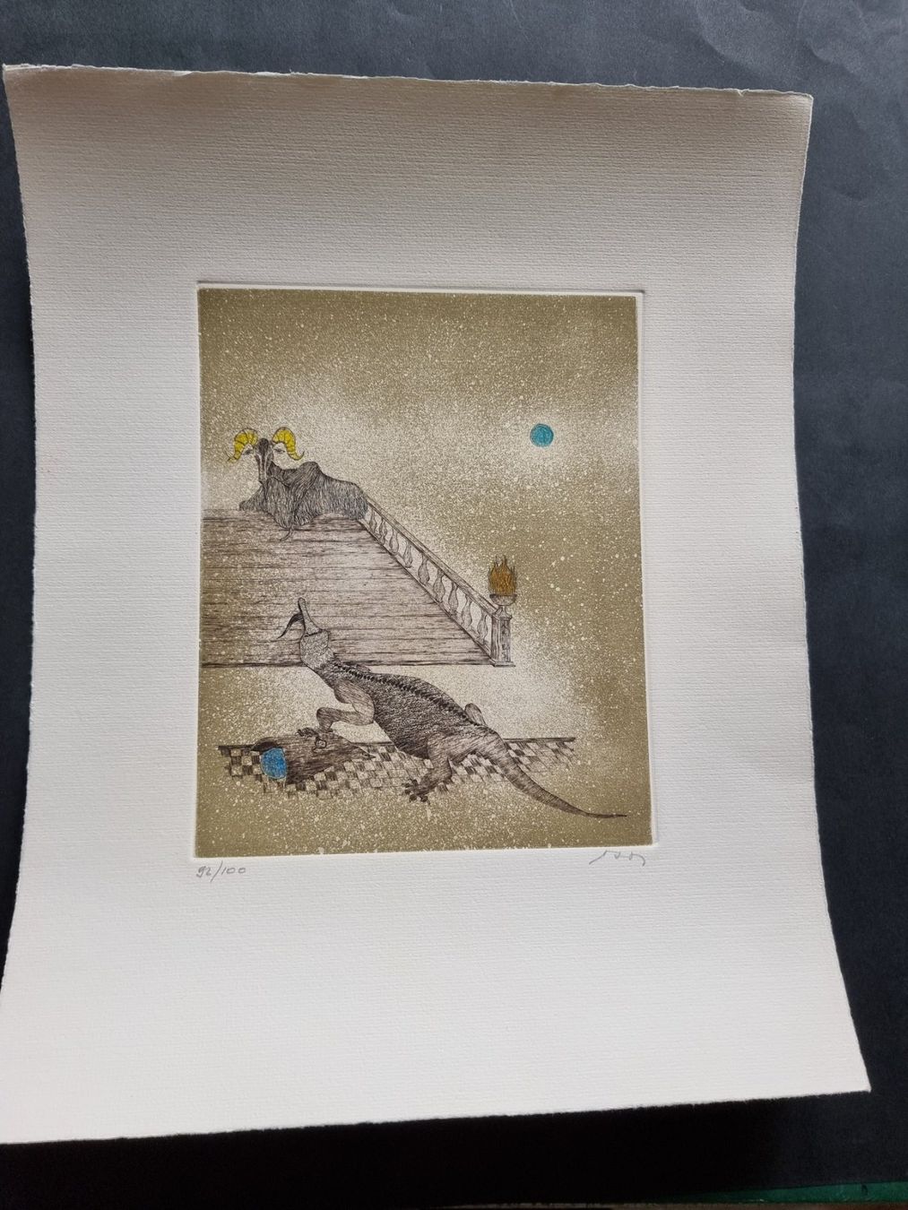 Grafica & Litografie: OSSI CZINNER RADIERUNG  SIGNIERT NUMMERIERT – Usato da Gersau venduto da kunst-online 4