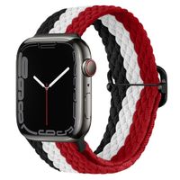 Armband für Apple Watch 42/44/45/49 mm - Black/White/Red