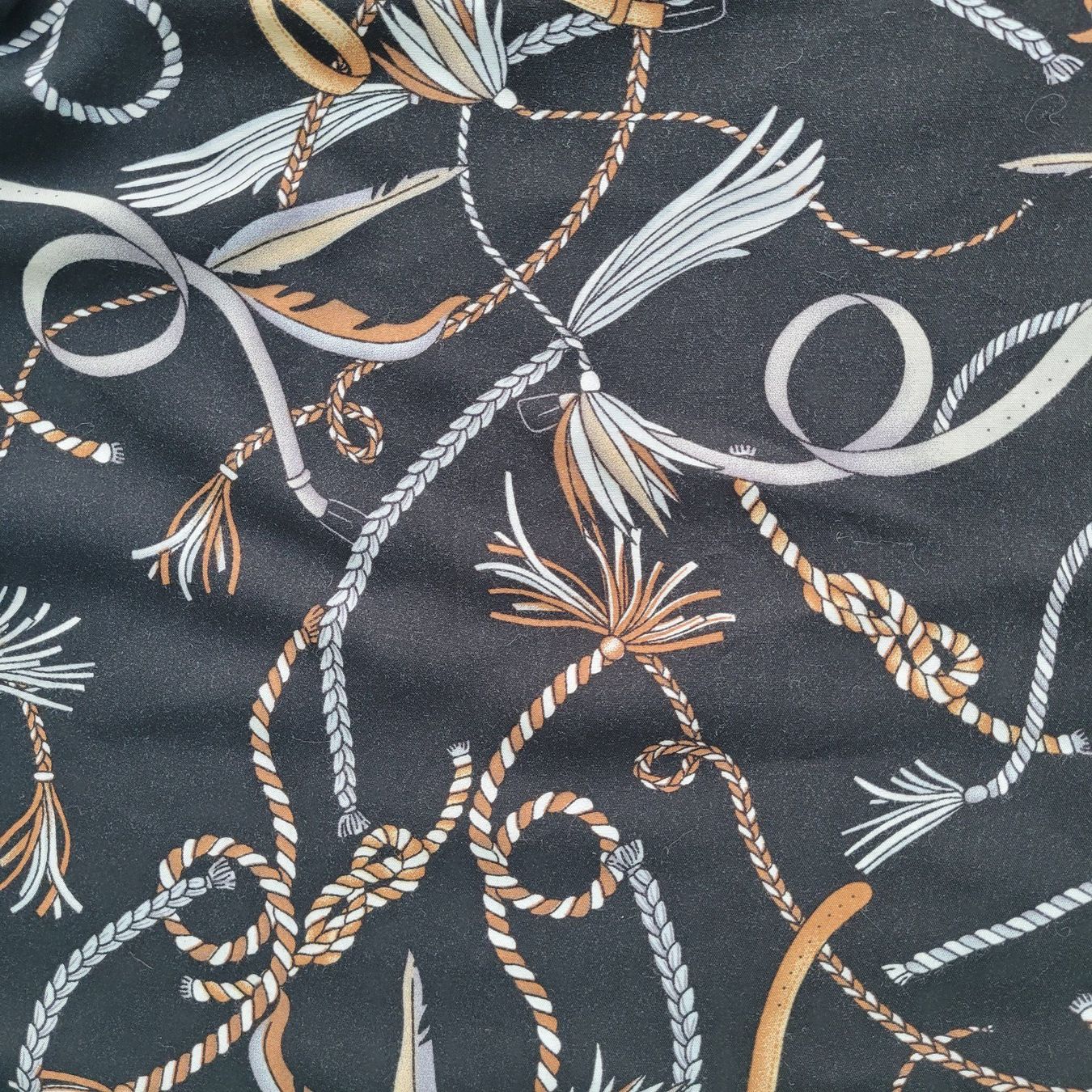 Camicette: Schwarze Carmenbluse, Muster Seile, Gr. S Festlich – Nuovo (secondo la descrizione) da SCHÜBELBACH venduto da CoKaHa 8