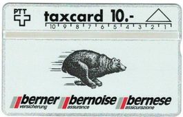 Taxcard 102E_02816, Berner Versicherung ungebraucht