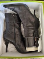 Vintage Goffredo Fantini Leather Knee High Boots Italy Made
