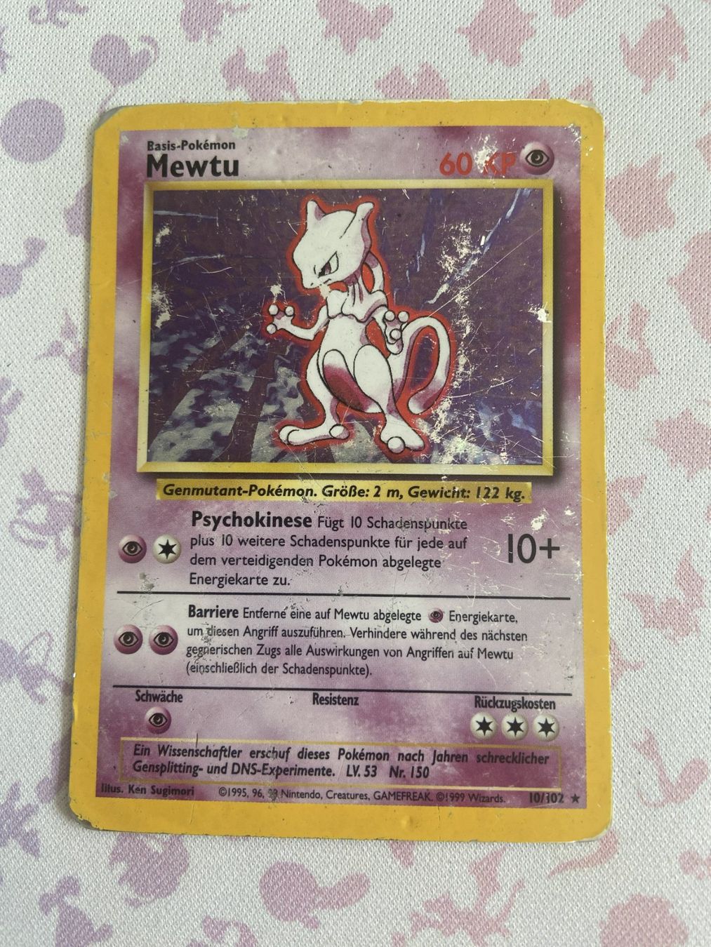 Cartoline: Mewtu Holo 10/102 Base-Set – Usato da Reinach venduto da Sobek96