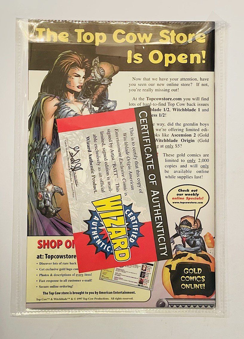 Fumetti: Witchblade Origin Special Comic signiert von Batt – Nuovo e nell'imballaggio originale da Duggingen venduto da nad_6yzh 1