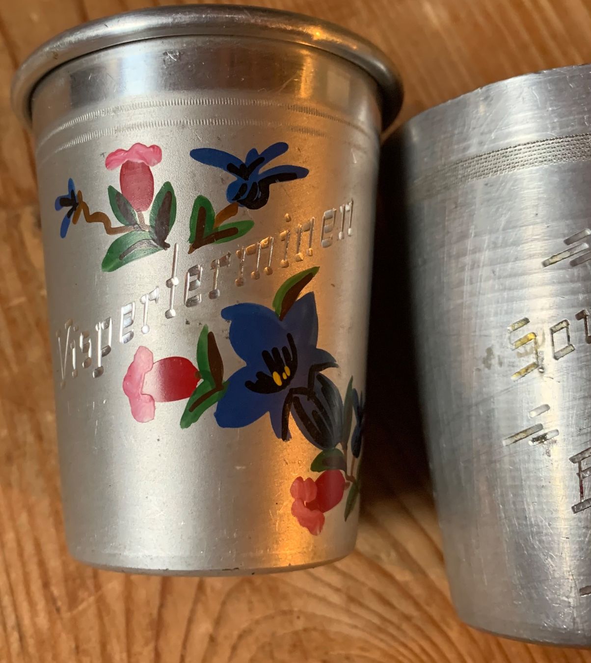 Tazze: 2 Stk Souvenir-Alubecher – Usato da Goldingen venduto da Bergler012 2