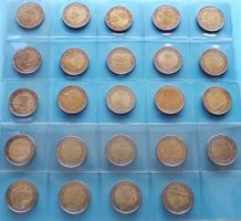 Münzen Finnland 2€ Gedenkmünzen 24 Stück