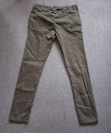 Herren Hose Richport olivgrün, Gr M, Baumwolle, Top Zustand