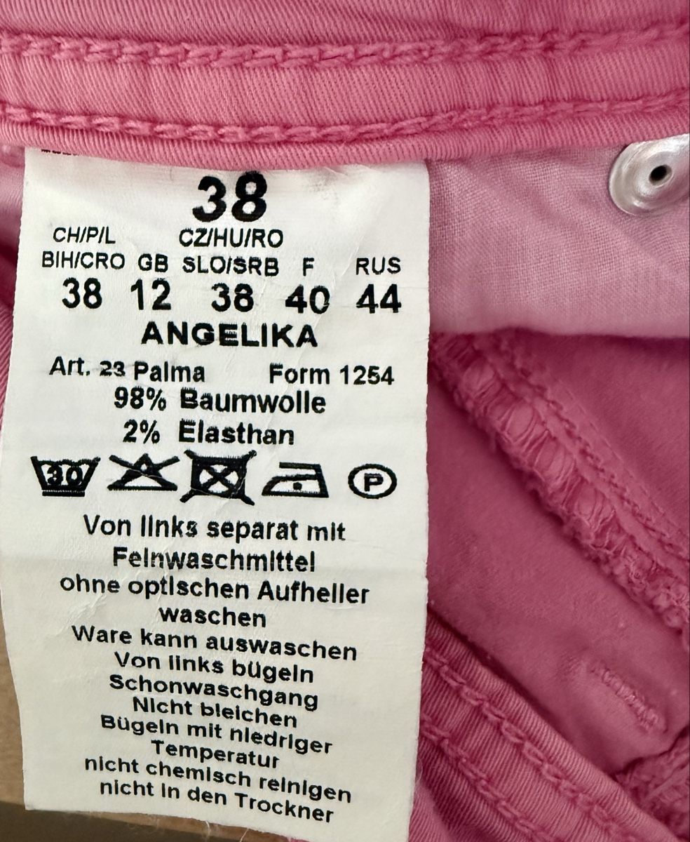 Jeans: Capri Hose Gr. 38, pink – Nuovo (secondo la descrizione) da Lyss venduto da Sibella56 1