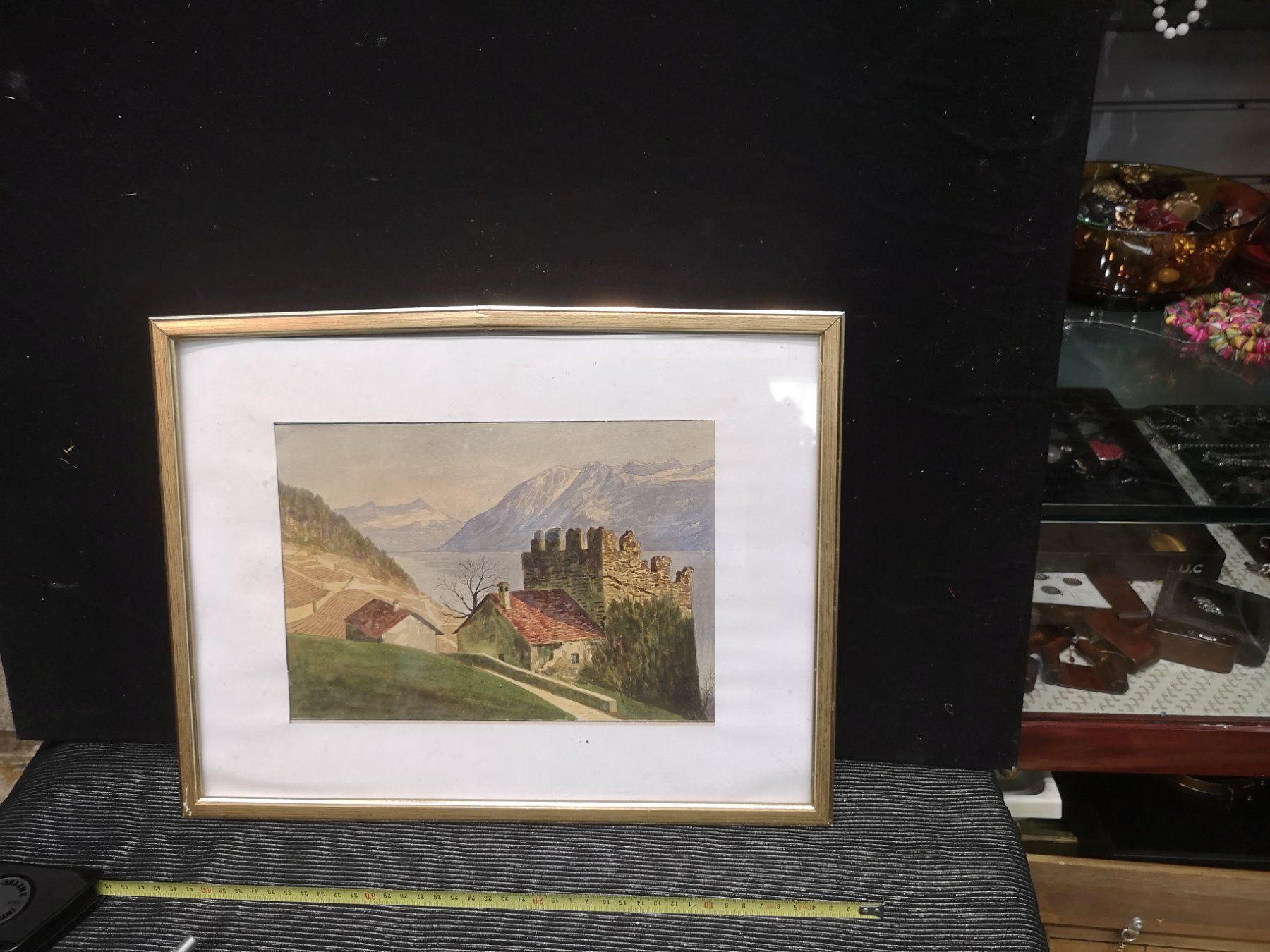 Gemälde: MAGNIFIQUE AQUARELLE SIGNÉE – Gebraucht aus Genève von Qanil77