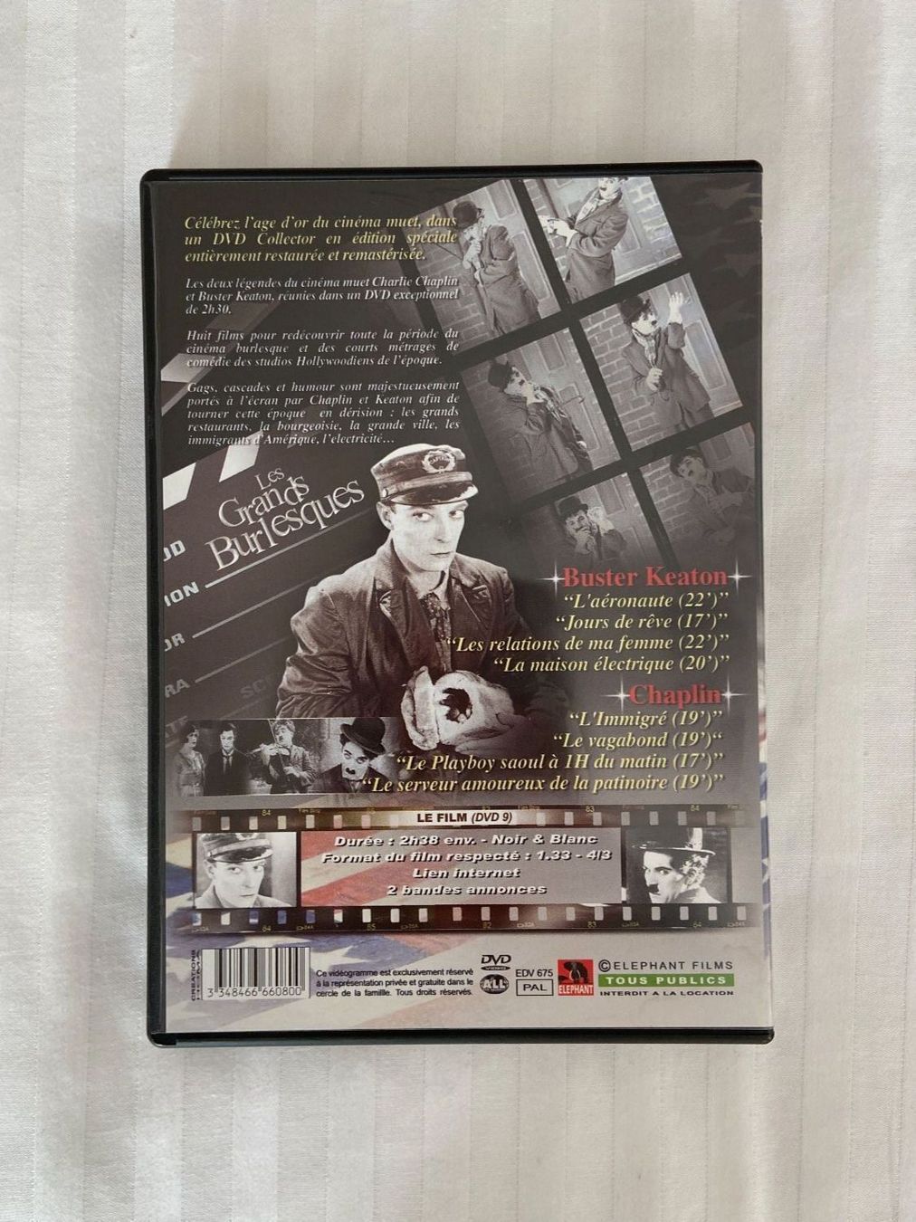 Tutti i DVDs: Les Grands Burlesques - Keaton - Chaplin – Usato da Zürich venduto da dedasiba 1