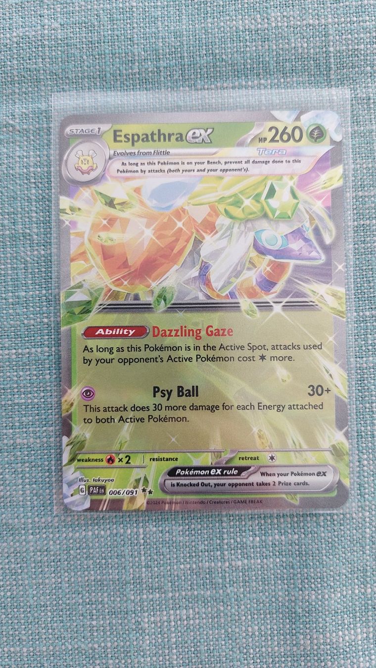 Pokémon Sammelbilder & Trading cards: Espathra ex Paldean Fates – Neu (gemäss Beschreibung) aus Bellinzona von Pagur