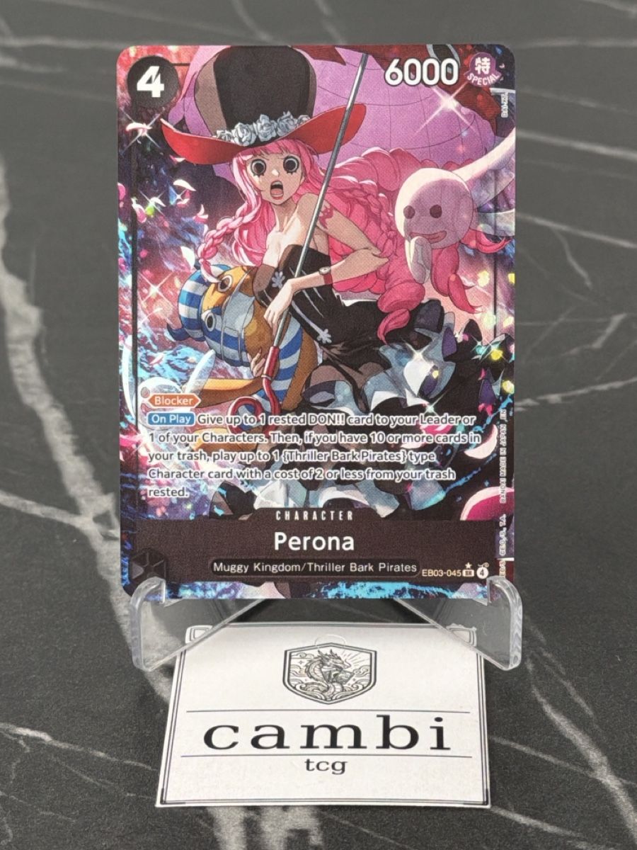 Bandai Carte collezionabili: One Piece EB03-045 Perona, Englisch – Nuovo (secondo la descrizione) da St. Gallen venduto da cambitcg