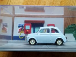 FIAT 500 D STEYR- PUCH 1:43 Diorama