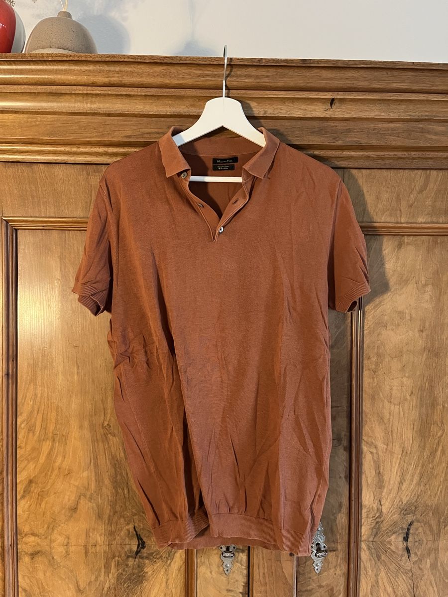 Massimo Dutti Magliette Polo: Poloshirt, terracotta, Gr. M, Massimo Dutti – Usato da St. Gallen venduto da Gloom22 1