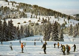 LES PACCOTS Skilift, Skifahrer