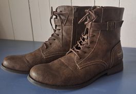 Stiefeletten Gr 40 *antik leder look *wie neu