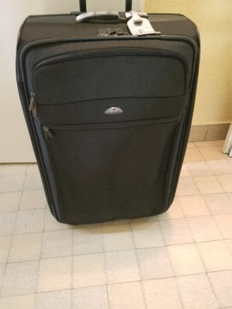 grosser Samsonite Koffer Rollkoffer m. Bügel Zahlenschloss!