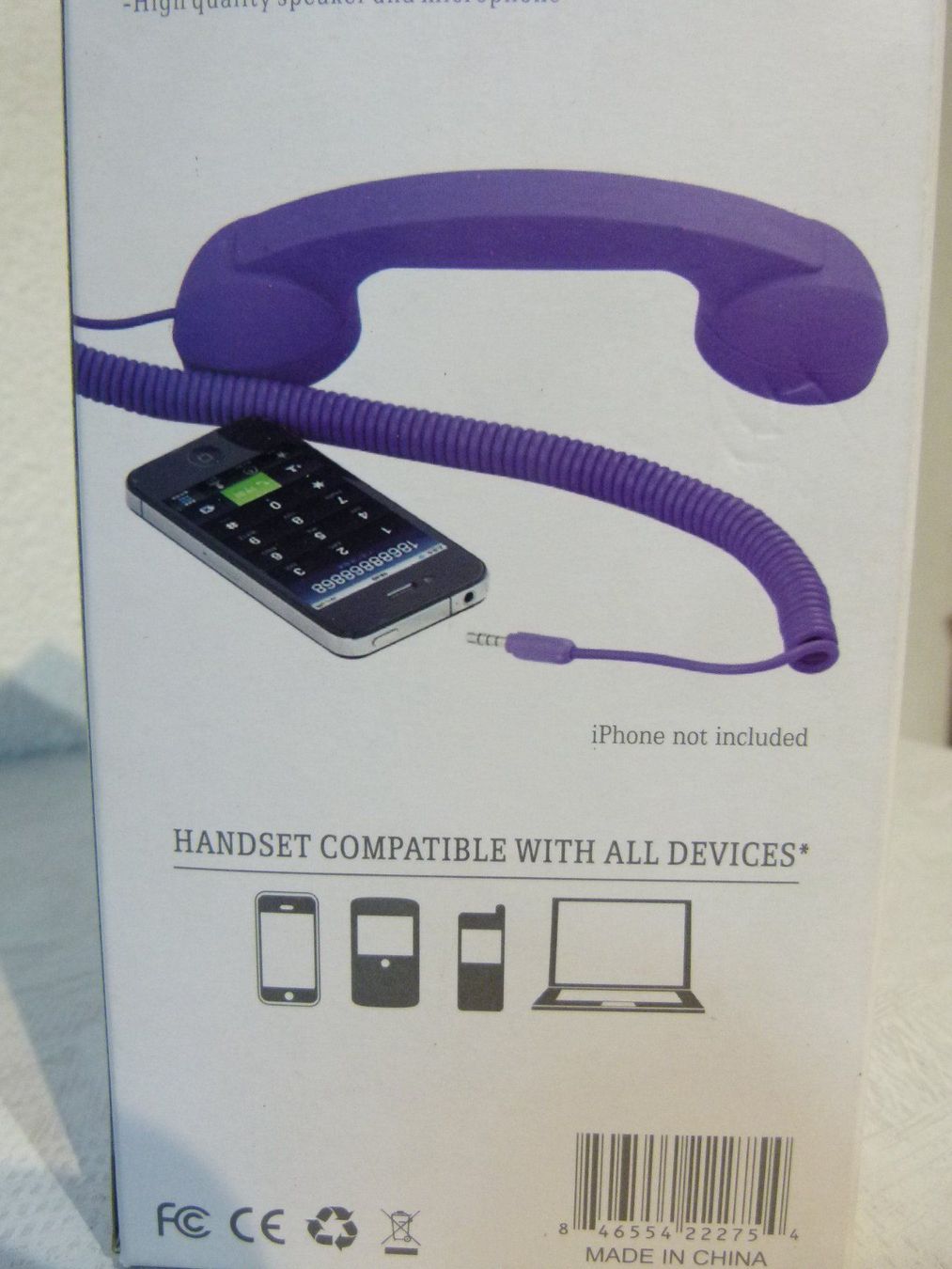 Kopfhörer: POP Phone, Retro Handset  Soft Touch – Neu und originalverpackt aus Uerkheim von Justi.y 2