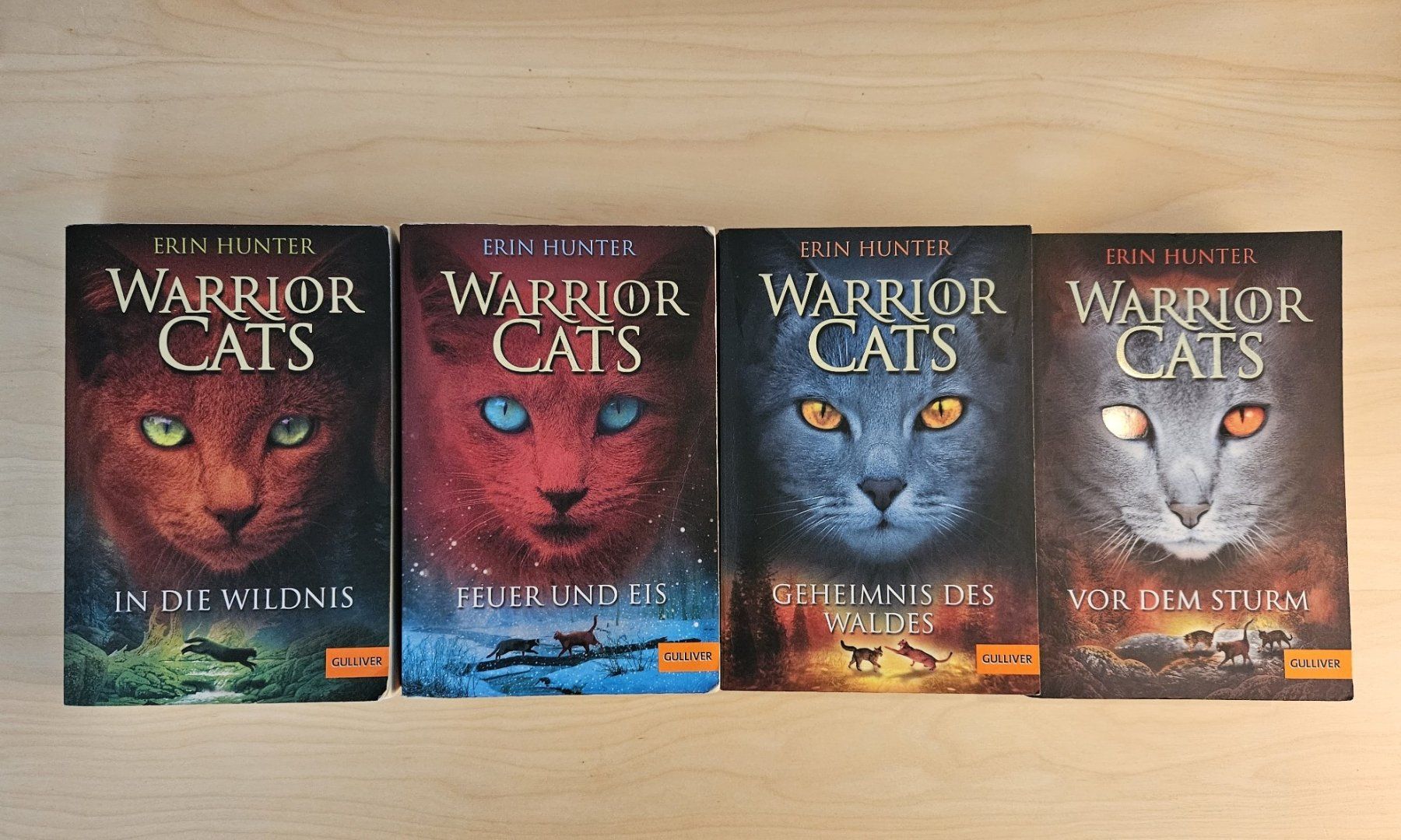 Bücher: Warrior Cats Band 1-4 – Gebraucht aus Bargen SH von