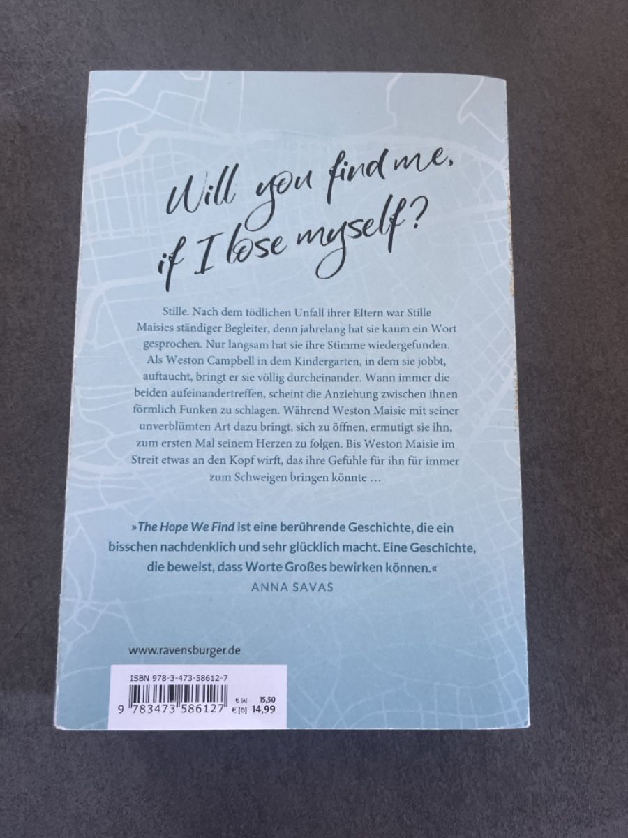 Libri: The hope we find von Jana Schäfer – Usato da Tägerig venduto da leo_j7br 1