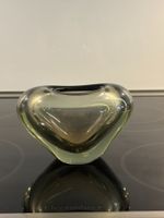 Vase Herzform Glas rauchfarben Holmegaard Per Lütken 1957