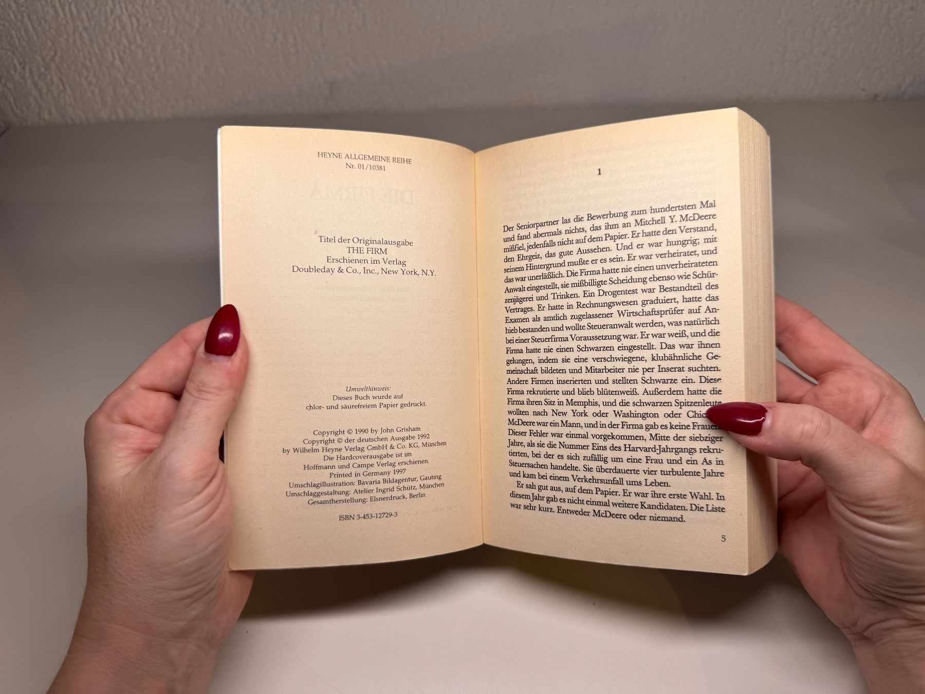 Libri: ROMAN: John Grisham, Die Firma – Usato da Grosswangen venduto da Deutsche_Romane 2