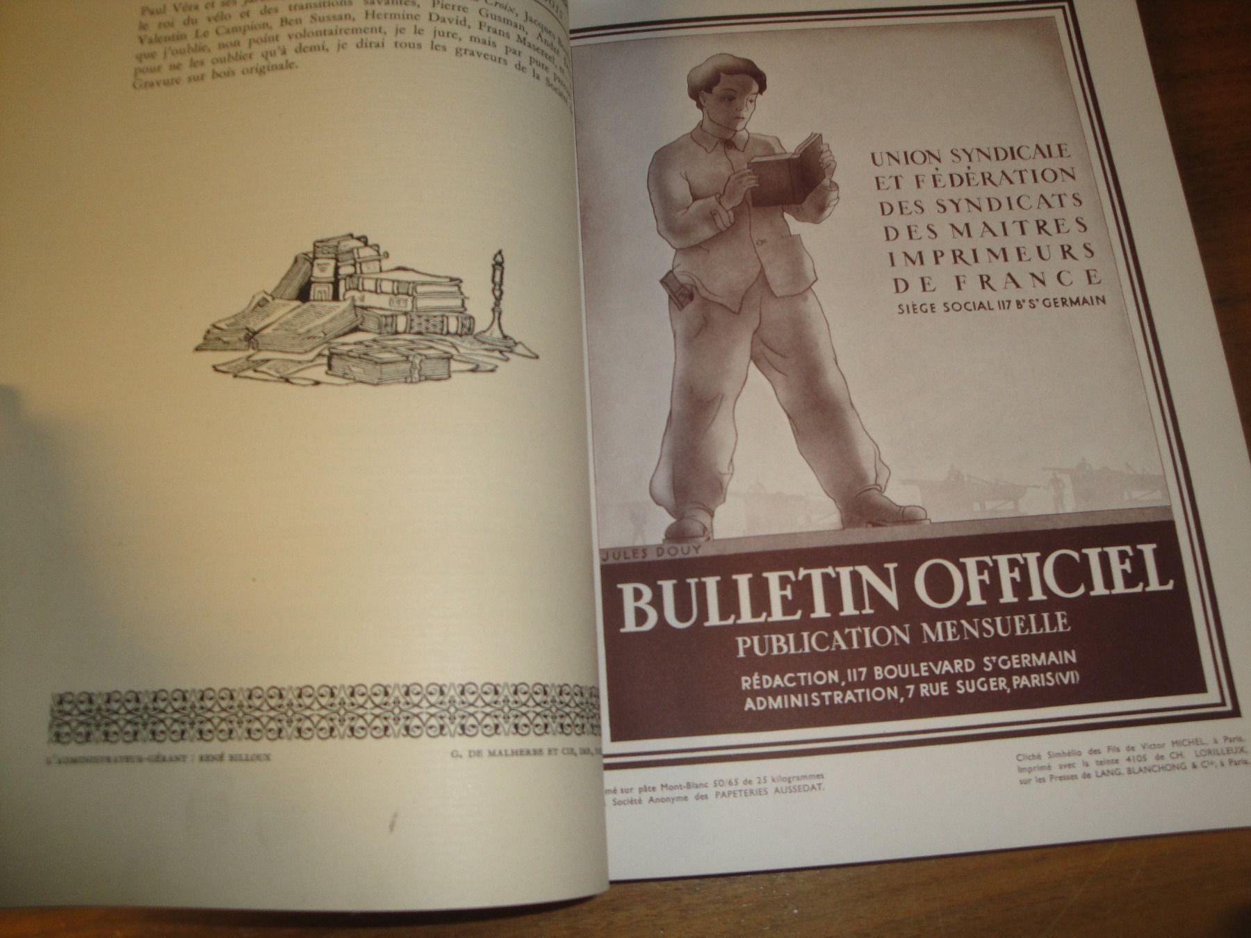 Libri: Bulletin Officiel 1931 Grafikbuch – Usato da Trachslau venduto da post35 7