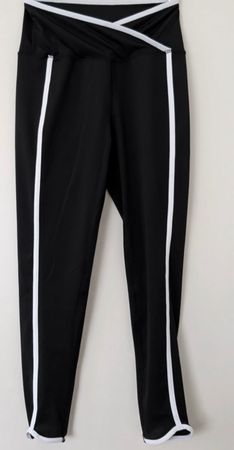 Sporthose Leggings schwarz-weiss Gr. 36