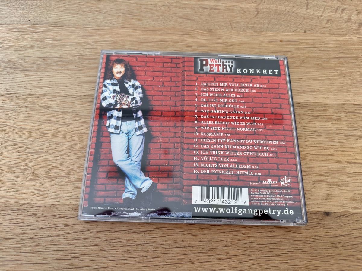 CD: 1 CD Wolfgang Petry**Konkret** – Usato da Volketswil venduto da Car6 2