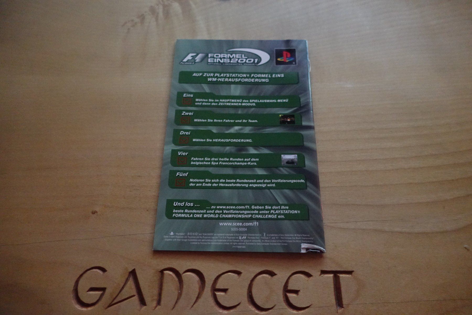 Sony Giochi: Formula One 2001 (Platinum) – Usato da Steinach venduto da Gamecet 5