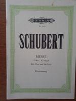 Schubert: Messe G-Dur, Klavierauszug Edition Peters