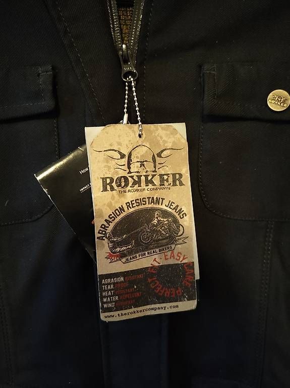 Rokker Giacche: Giacca moto ROKKER Black Jackket – Nuovo e nell'imballaggio originale da Biasca venduto da val_camo93 4