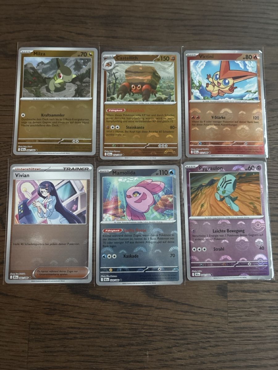 Cartoline: Pokemon Karten 6er Set Pokebälle – Usato da Flurlingen venduto da atalanta09