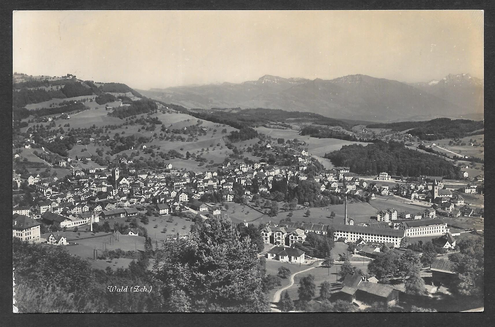 Cartoline postali: Wald Gesamtansicht – Usato da Olten venduto da clotaldi