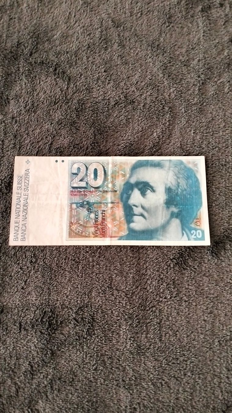 Banconote: Schweizer Fr.20.- Banknote – Usato da Neuendorf venduto da Winter02