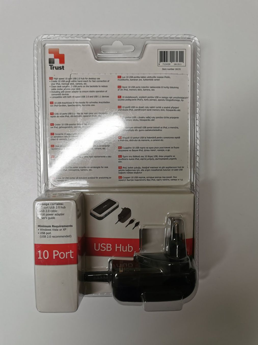 Hubs & Switches: USB 10 Port Hub mit Netzstecker – Neu und originalverpackt aus Bolken von Malvinas 1