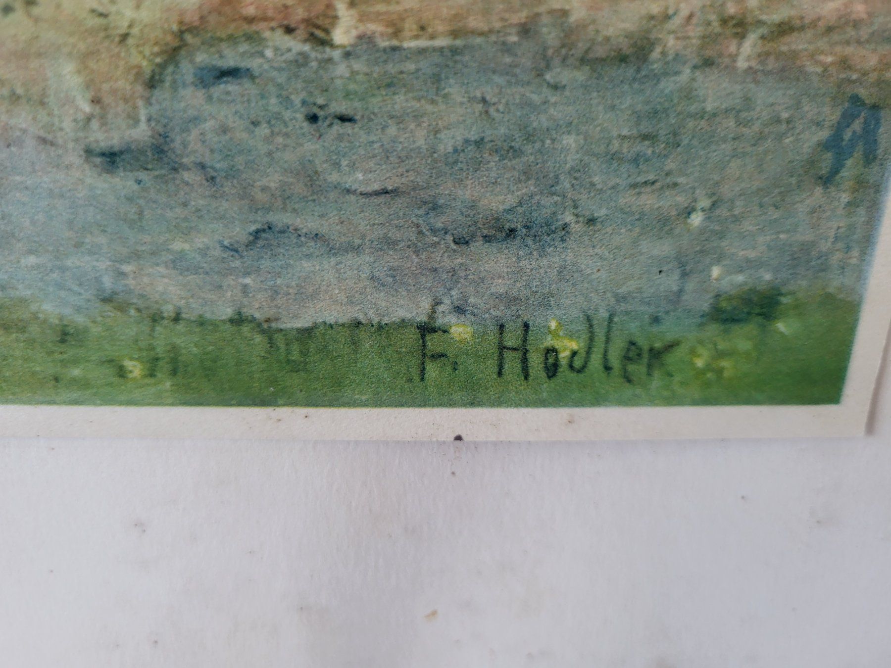 Foto & Immagini: Kunstdrucke von Ferdinand Hodler – Usato da Diessenhofen venduto da Osio 3