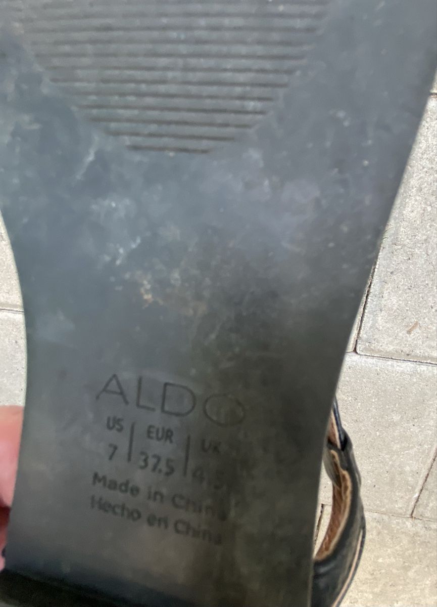Aldo Damenschuhe: Aldo Sandalen schwarz Gr. 37.5 – Gebraucht aus Zürich von SesePorti 2