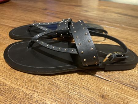 Zara Sandalen, schwarz mit Nieten, Grösse 39, Sommer!