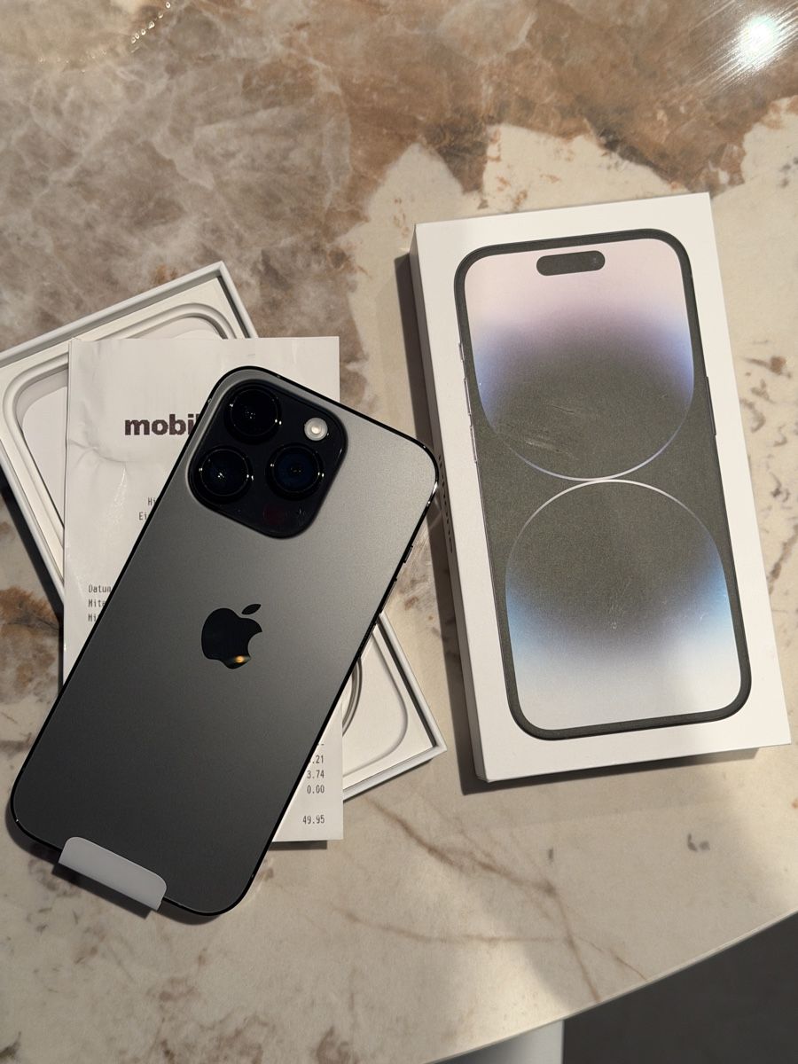 Apple Handys / Smartphones: IPhone 14 Pro 128GB Space Black Neu – Neu (gemäss Beschreibung) aus Wetzikon ZH von NiM46